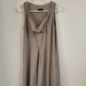 Clay Colored Silk Emporio Armani Dress